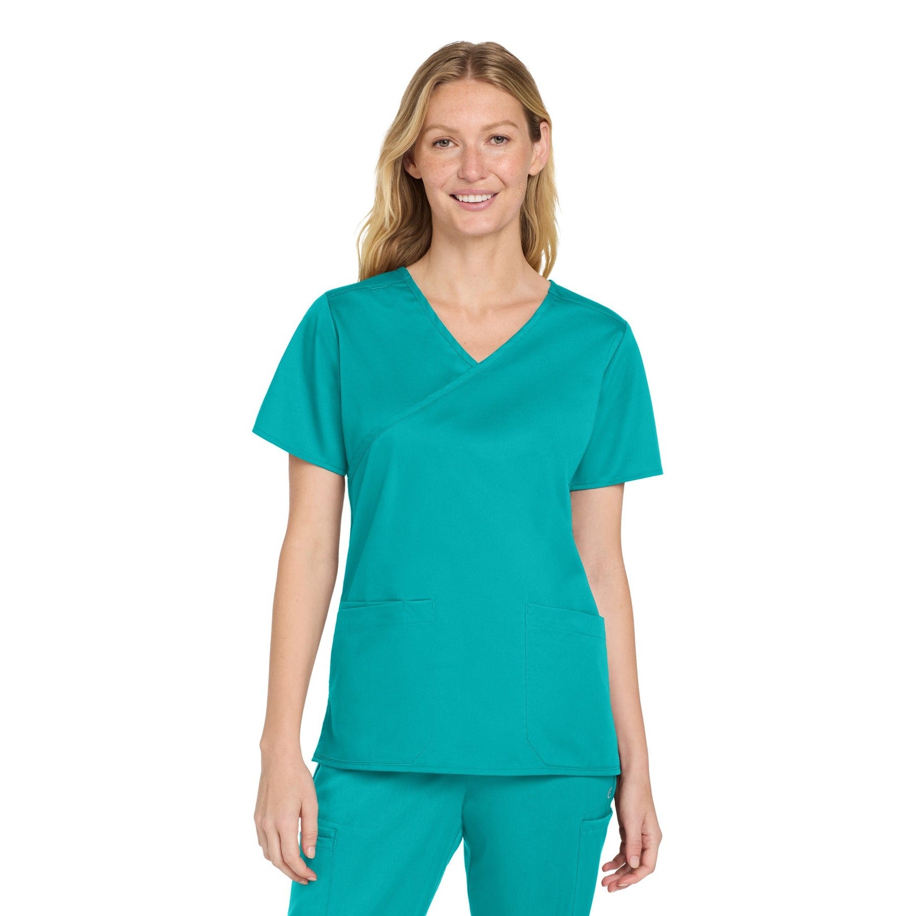 Wink-Wink® Women's WorkFlex™ Mock Wrap Top WW4760-MedTech-6